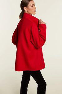 Red cashmere jacket paolomoretti
