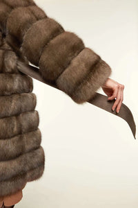 Russian sable coat paolomoretti