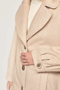 Cashmere beige jacket paolomoretti