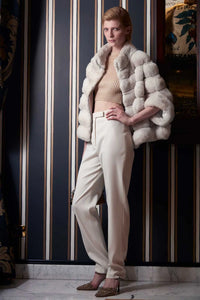 Chincilla fur jacket coat Paolo Moretti