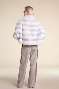 Chincilla fur jacket coat Paolo Moretti