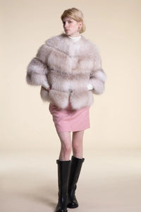 Cropped fox fur jacket paolomoretti