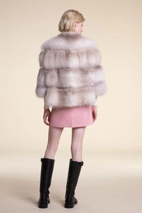 Cropped fox fur jacket paolomoretti