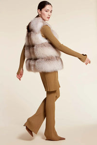 Fox fur vest paolomoretti