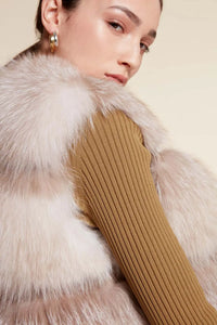 Fox fur vest paolomoretti