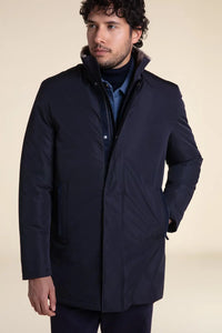 Fur lined coat mens paolomoretti