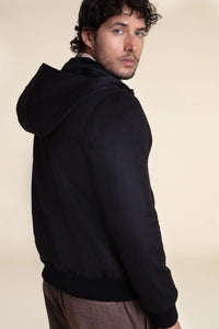 Fur lined hooded jacket Paolo Moretti