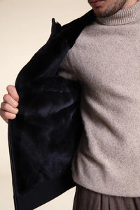 Fur lined hooded jacket Paolo Moretti