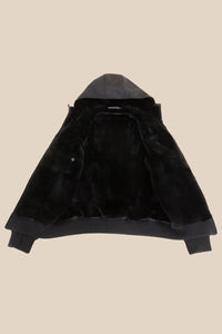 Fur lined hooded jacket Paolo Moretti