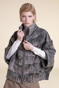 Karakul lamb fur coat Paolo Moretti