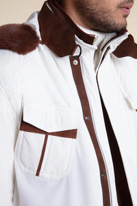 Mens winter coat with hood paolomoretti