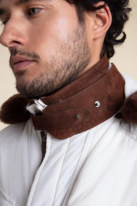 Mens winter coat with hood paolomoretti