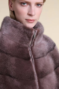 Mink jacket brown Paolo Moretti