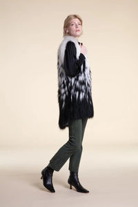 Real fox fur gilet Paolo Moretti