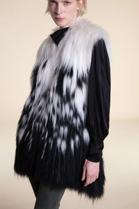 Real fox fur gilet Paolo Moretti