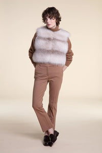 Real fox fur vest paolomoretti