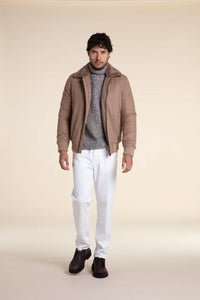 Real fur bomber jacket paolomoretti