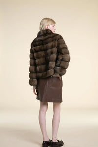 Real russian sable fur coat paolomoretti