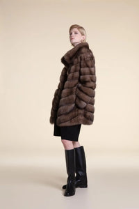 Real sable coat paolomoretti