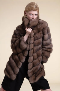 Real sable coat paolomoretti