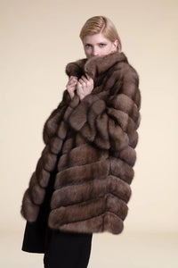 Real sable coat paolomoretti