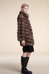 Real sable coat paolomoretti