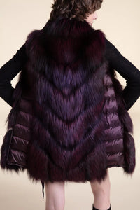 Saga fox fur vest Paolo Moretti