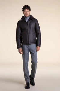 Shearling aviator jacket mens paolomoretti