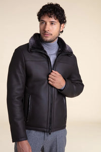 Shearling aviator jacket mens paolomoretti