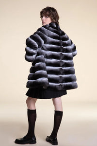 Women chinchilla coat paolomoretti