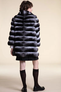 Women chinchilla coat paolomoretti