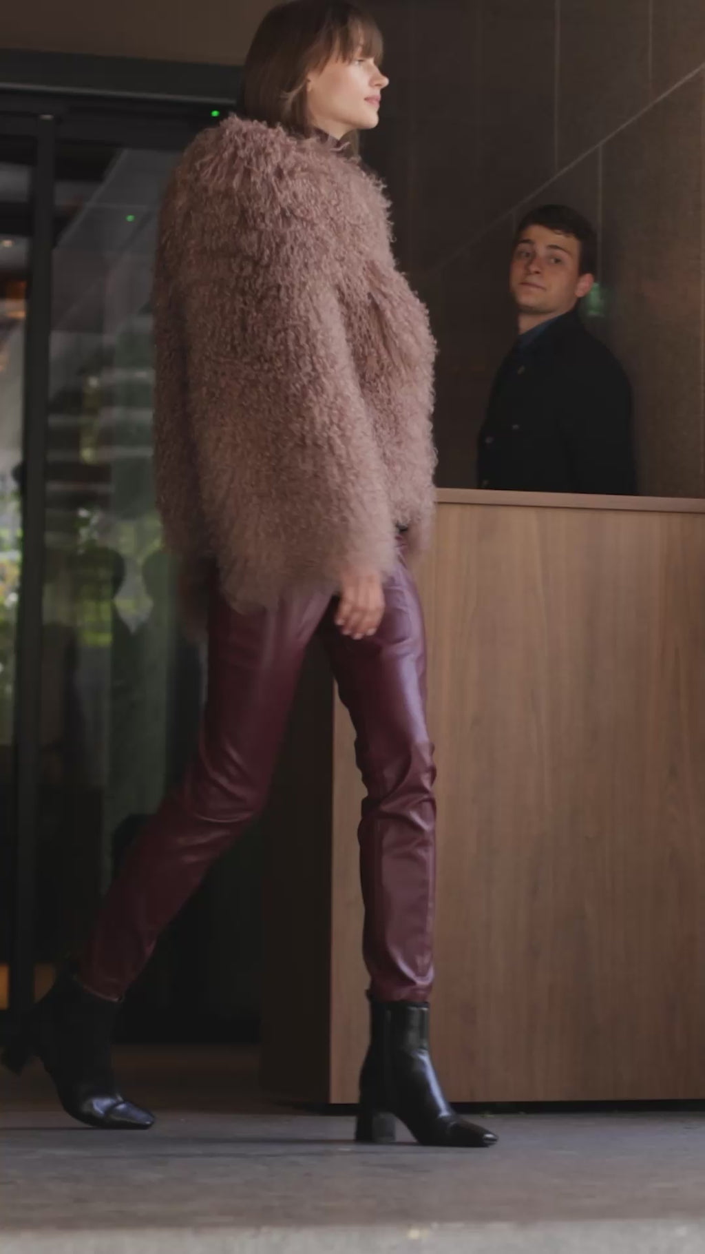 Mongolian sheep fur coat Paolo Moretti