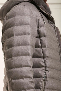 Hooded cashmere jacket paolomoretti