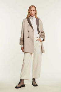 Jacket with mink collar and cuffs paolomoretti