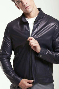 Leather jacket mens paolomoretti