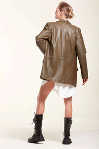 Leather jacket paolomoretti