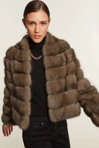 Sable fur jacket paolomoretti