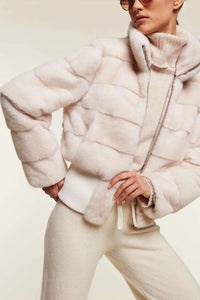 Short mink coat womens paolomoretti